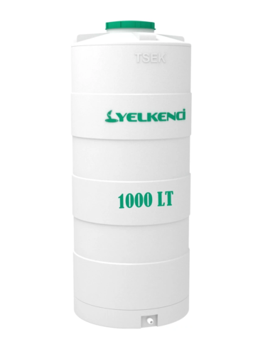 Yelkenci Dikey 1000 L Dar Polietilen Su Deposu