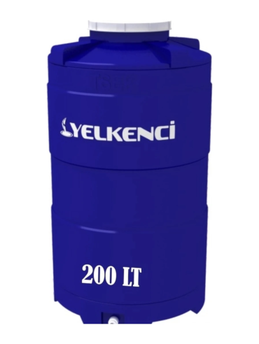 Yelkenci Dikey 200 L Standart Polietilen Su Deposu
