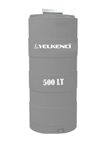 Yelkenci Dikey 500 L Dar Polietilen Su Deposu